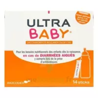 Ultra-baby Poudre Antidiarrhéique 14 Sticks/2g à Talence