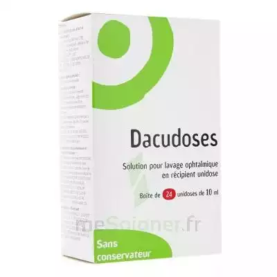 Dacudoses Solution Pour Lavement Ophtalmologique 24unid/10ml à Talence