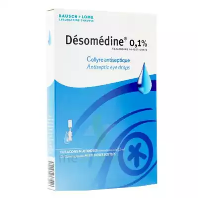 Desomedine 0,1 % Collyre Sol 10fl/0,6ml à Talence