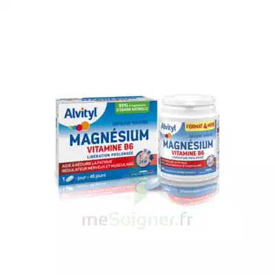 Alvityl Magnésium Vitamine B6 Libération Prolongée Comprimés Lp B/45 à Talence